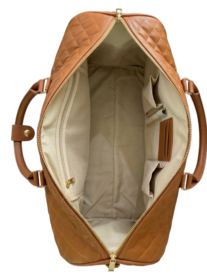 TOMO Royal Camel Daffle Bag